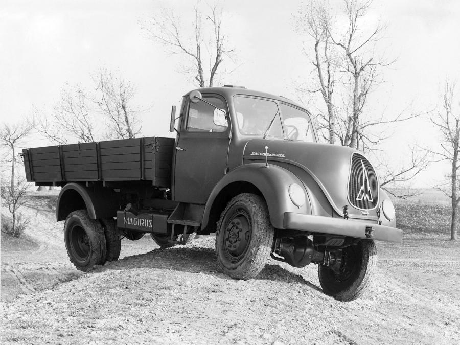  Magirus-Deutz 4500 А Mercur Pritschenwagen 1952 года  (фото 1 из 1)